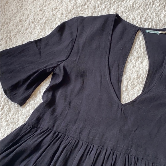 Black Kimchi Blue Open Back Blouse - Picture 2 of 4